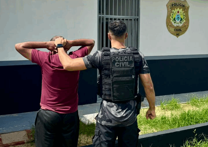 Polícia Civil prende homem acusado de perseguição, ameaça e falsa identidade em Rodrigues Alves