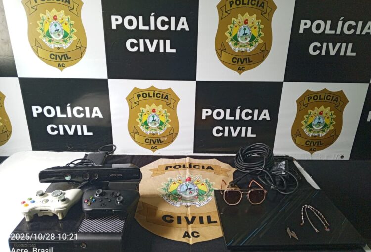 Polícia Civil elucida furto em residência e recupera objetos avaliados em mais de R$ 6 mil em Cruzeiro do Sul