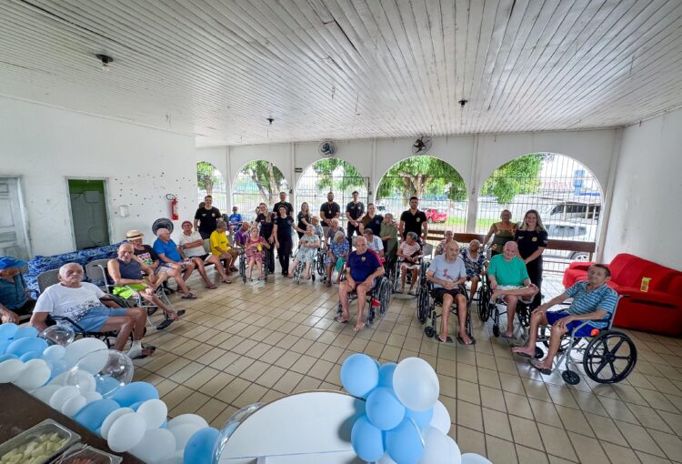 Polícia Civil do Acre promove manhã especial com pessoas idosas do Lar dos Vicentinos em ação da Operação Virtude