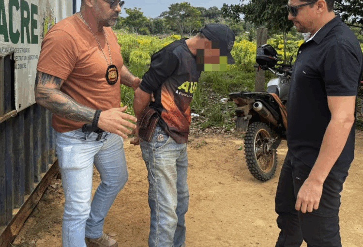 Polícia Civil prende foragido acusado de crimes ambientais e organização criminosa em Xapuri