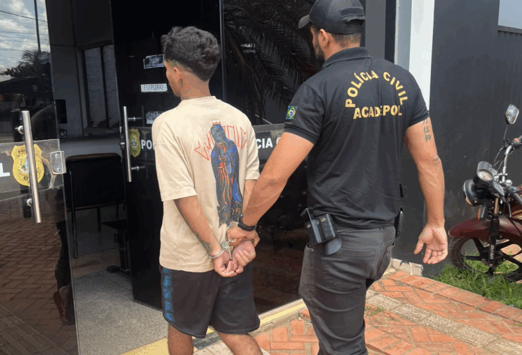 Suspeito de matar menor e tentar assassinar duas pessoas é preso pela Polícia Civil em Brasileia