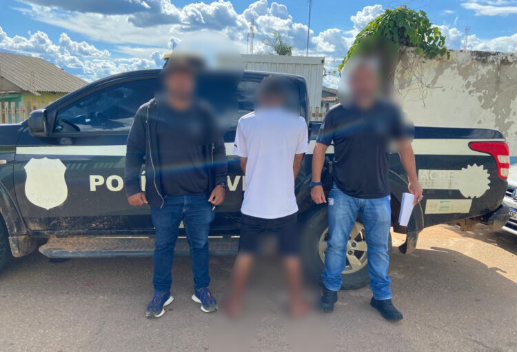 Polícia Civil do Acre prende homem suspeito de abusar da enteada de 13 anos em Bujari