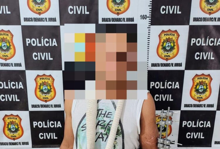 Polícia Civil do Acre prende homem suspeito de furtar celular de mãe que acompanhava filha internada no Hospital do Juruá